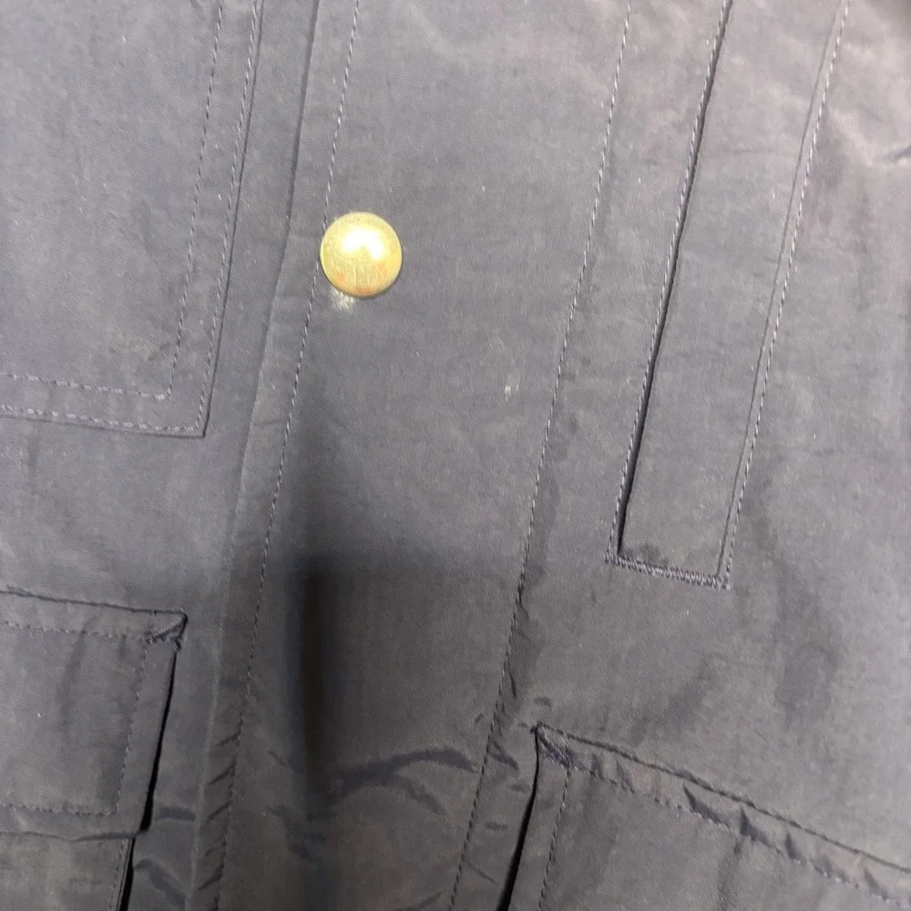 Crewcuts Outerwear Navy Blue Hooded Field Jacket Kids Size S 6-7